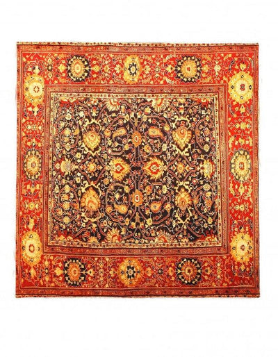 Canvello Tabriz Design Velvet table cloth - 3' X 3'