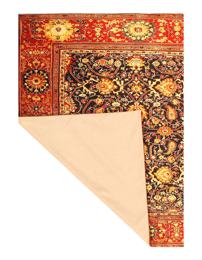 Canvello Tabriz Design Velvet table cloth - 3' X 3'
