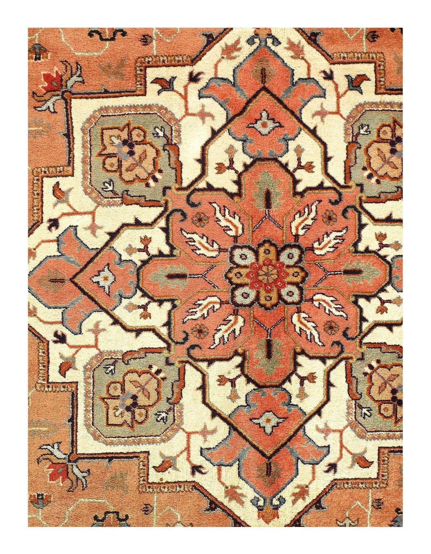 Canvello Tabriz Design Wool Silkroad Rug - 9'1" x 11'10" - Canvello