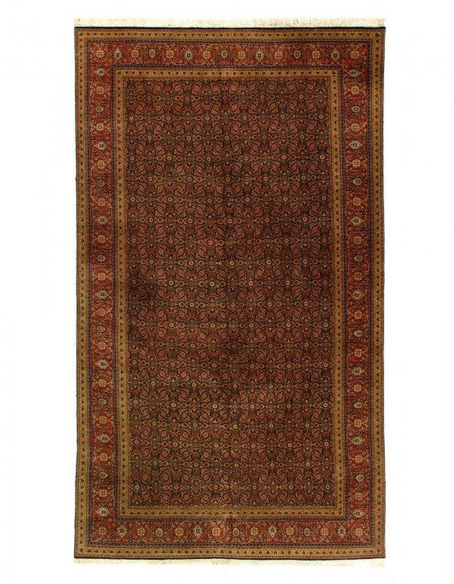 Canvello Tabriz Hand knotted Herati Design Rug - 9' X 18' - Canvello