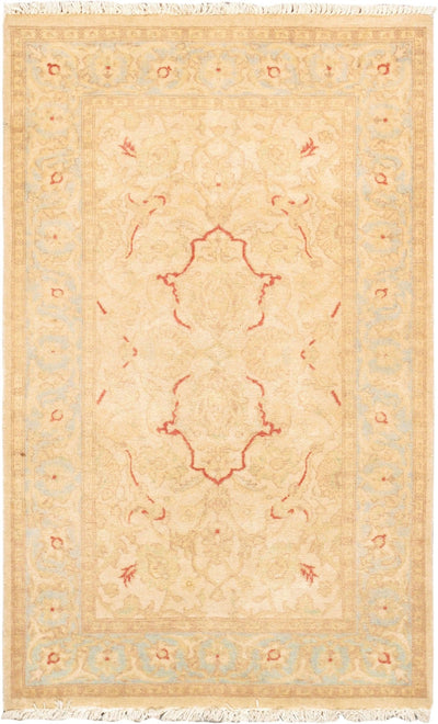 Canvello Tabriz Hand - Knotted Lamb's Wool Area Rug - 3'1" X 5' - Canvello