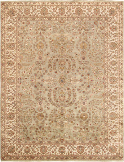 Canvello Tabriz Hand - Knotted Lamb's Wool Area Rug - 7' 10" X 9' 10" - Canvello