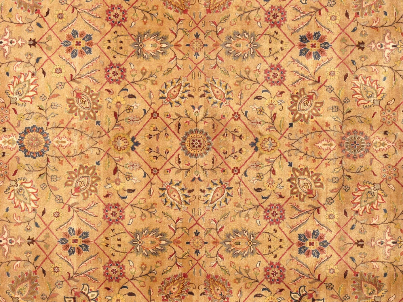 Canvello Tabriz Hand - Knotted Lamb's Wool Area Rug - 7'11" X 10' - Canvello