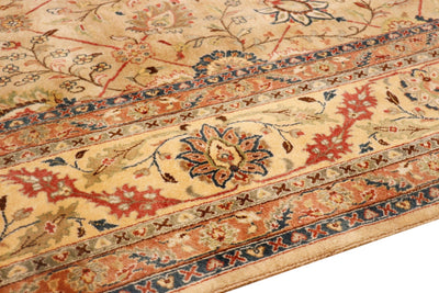 Canvello Tabriz Hand - Knotted Lamb's Wool Area Rug - 7'11" X 10' - Canvello