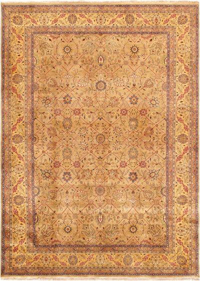 Canvello Tabriz Hand - Knotted Lamb's Wool Area Rug - 7'11" X 10' - Canvello