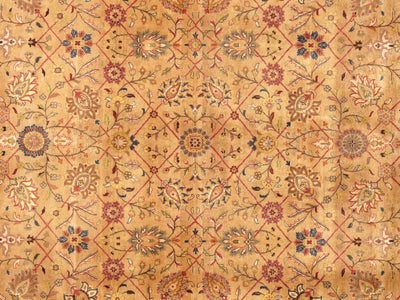 Canvello Tabriz Hand - Knotted Lamb's Wool Area Rug - 8'1" X 11'3" - Canvello