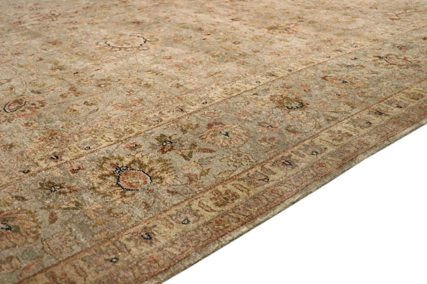 Canvello Tabriz Hand - Knotted Lamb's Wool Area Rug - 8'10" X 11'10" - Canvello