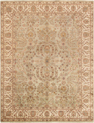 Canvello Tabriz Hand - Knotted Lamb's Wool Area Rug - 8'10" X 11'11" - Canvello