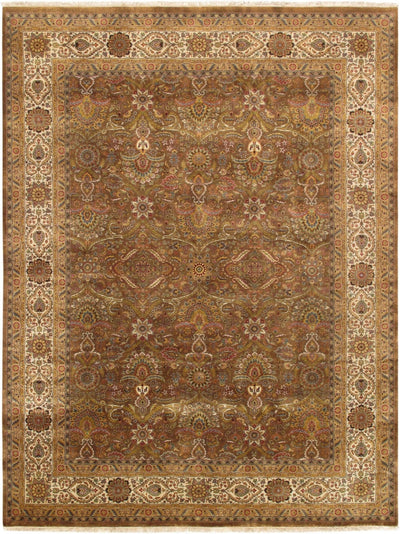 Canvello Tabriz Hand - Knotted Lamb's Wool Area Rug - 9' X 11'11" - Canvello