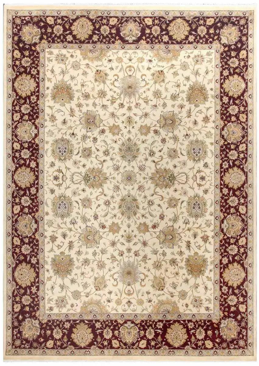 Canvello Tabriz Hand - Knotted Lamb's Wool Area Rug - 9'1" X 12'8" - Canvello