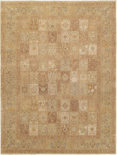 Canvello Tabriz Hand - Knotted Lamb's Wool Area Rug - 9'2" X 12'1" - Canvello