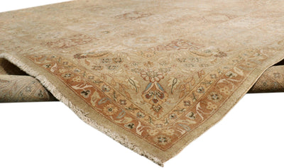 Canvello Tabriz Hand - Knotted Lamb's Wool Area Rug - 9'2" X 12'1" - Canvello