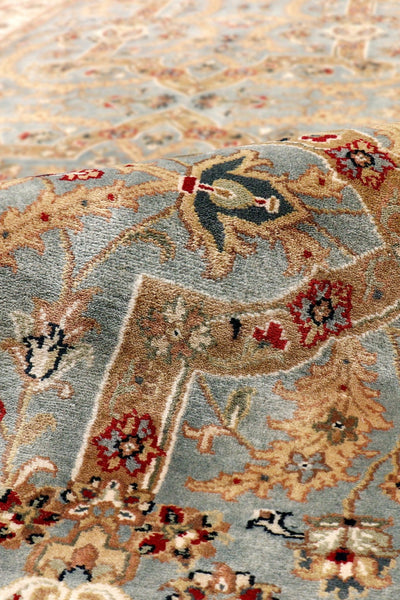 Canvello Tabriz Hand - Knotted Lamb's Wool Runner - 4'2" X 29'1" - Canvello