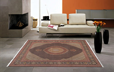 Canvello Tabriz Hand - Knotted Modern Silk Rug - 8'3" X 9'10" - Canvello