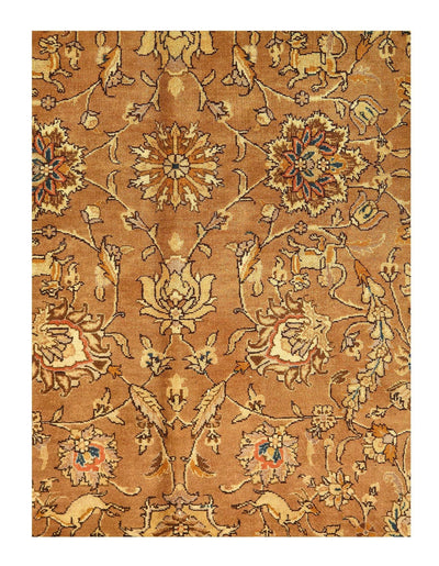 Canvello Tabriz Light Brown Rugs For Living Room - 9'9'' X 12'8'' - Canvello