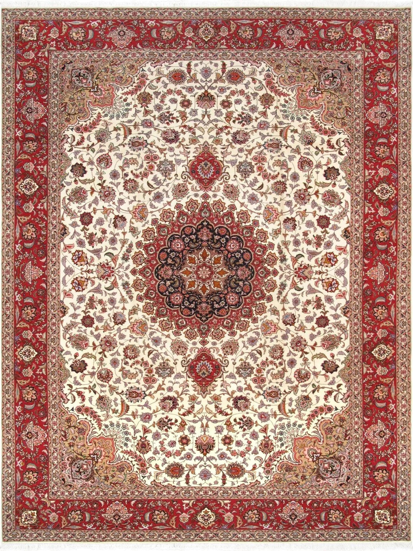 Canvello Tabriz Luxury Rugs For Living Room - 8'3" X 11'6"