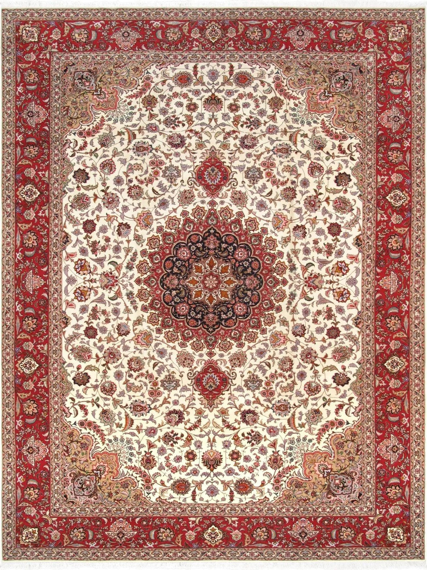 Canvello Tabriz Luxury Rugs For Living Room - 8'3" X 11'6" - Canvello