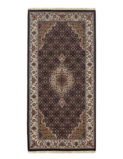 Canvello Tabriz Mahi Design Silk & Wool Rug - 2'5" X 4'11" - Canvello