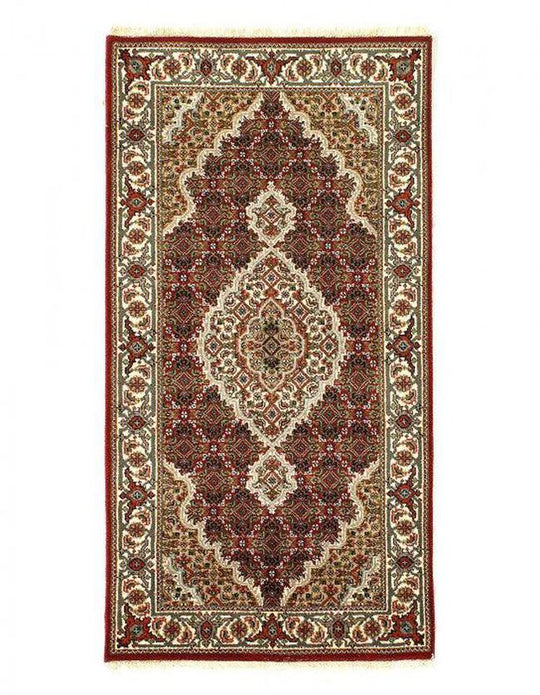 Canvello Tabriz Mahi Design Silk & Wool Rug - 2'5" X 4'7"