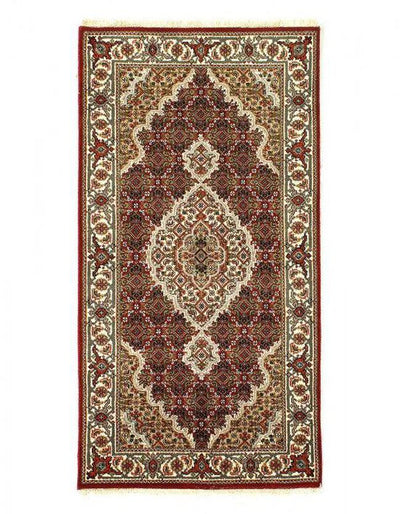 Canvello Tabriz Mahi Design Silk & Wool Rug - 2'5" X 4'7" - Canvello