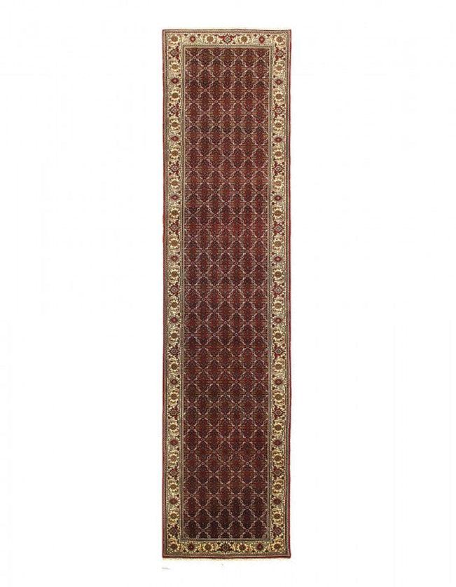 Canvello Tabriz Mahi Design Silk & Wool Rug - 2'7" X 11'8" - Canvello