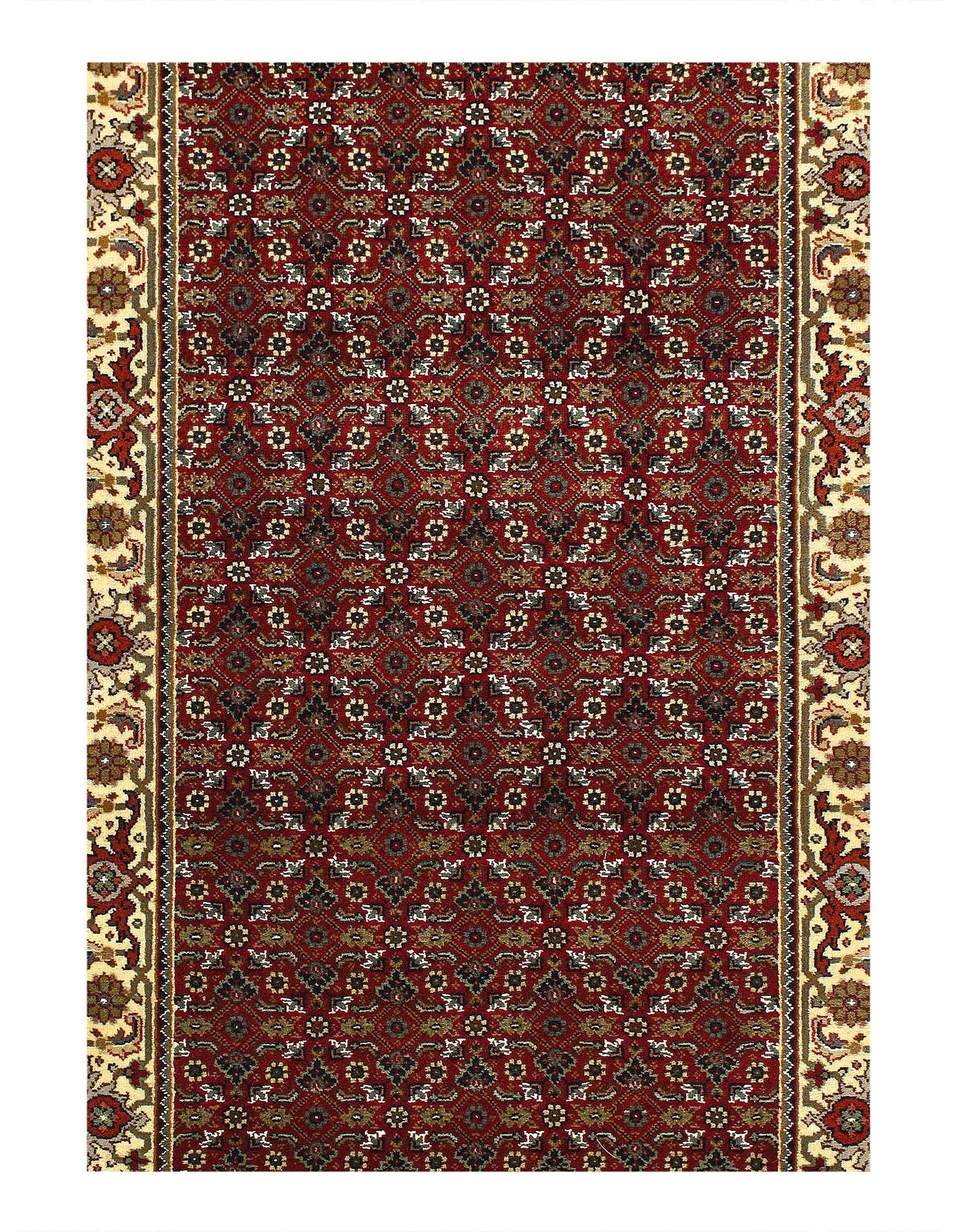 Canvello Tabriz Mahi Design Silk & Wool Rug - 2'7" X 11'8" - Canvello