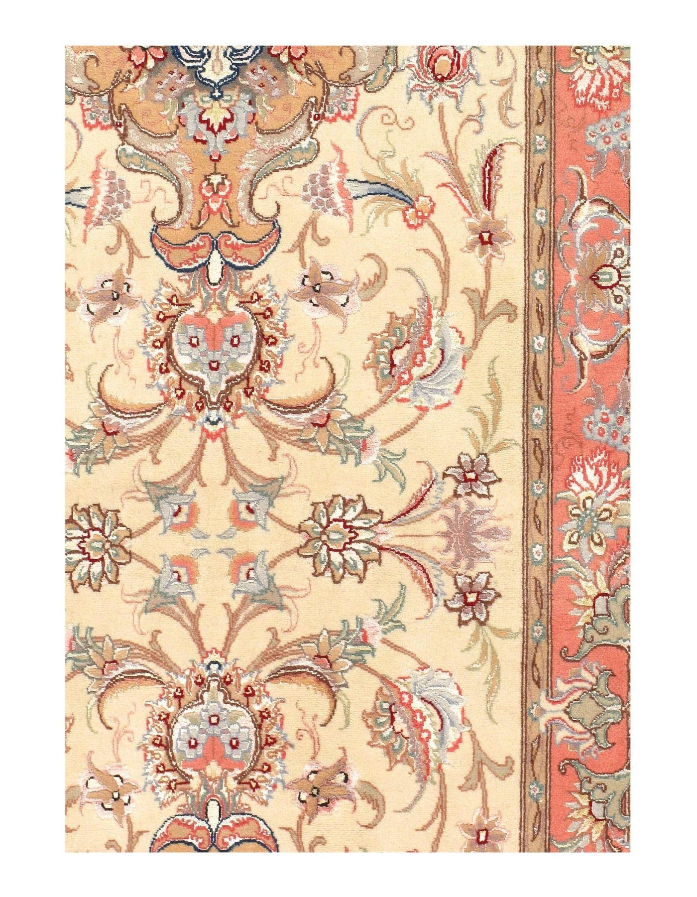 Canvello Tabriz silk & wool 60 Raj Runner - 3' x 17'1" - Canvello