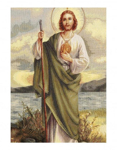 Tapestry Jesus Wall Hanging 1'7'' X 2'3''