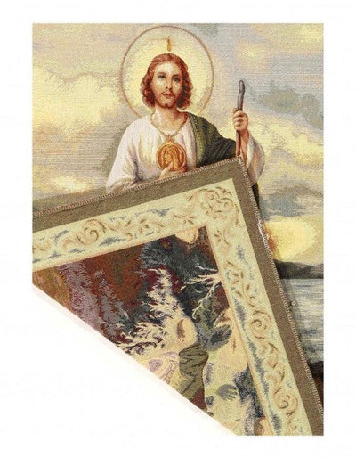 Canvello Tapestry Jesus Wall Hanging 1'7'' X 2'3'' - Canvello