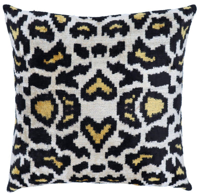 Canvello Tiger Print Black Pillows For Couch - 16x16 inch - Canvello