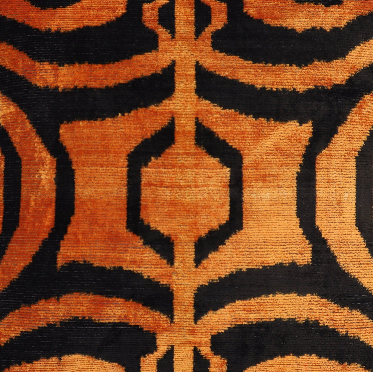 Canvello Tiger Print Burnt Orange Throw Pillows - 16x16 inch - Canvello