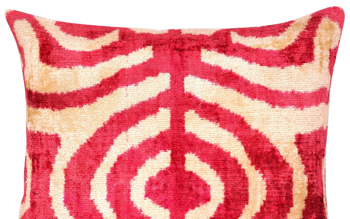 Canvello Tiger Print Pinkish Red Throw Pillows - 16x16 inch - Canvello