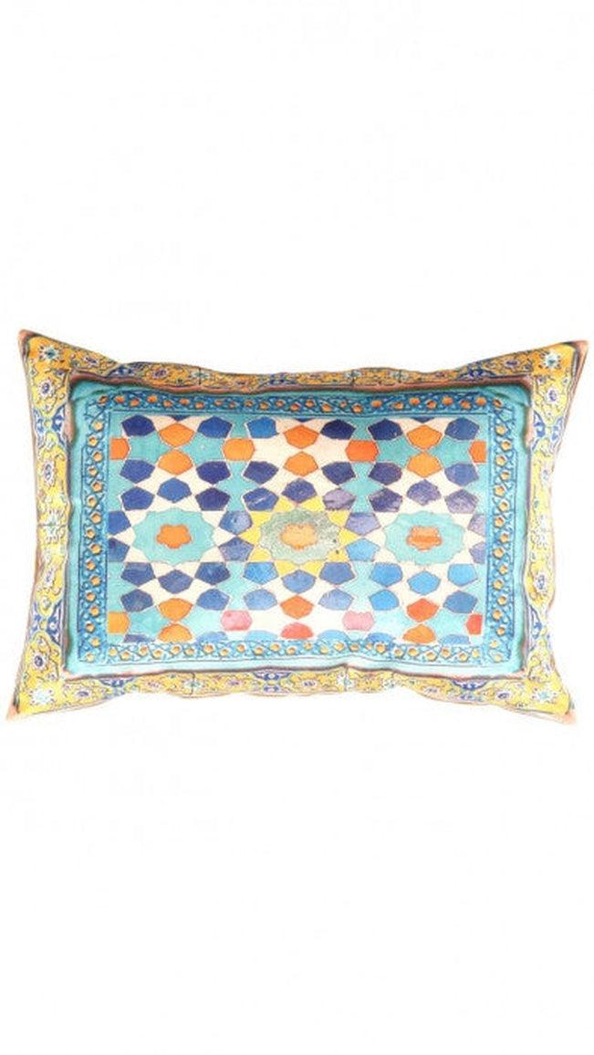 Canvello Tile Design Velvet Pillow - 16' X 24'