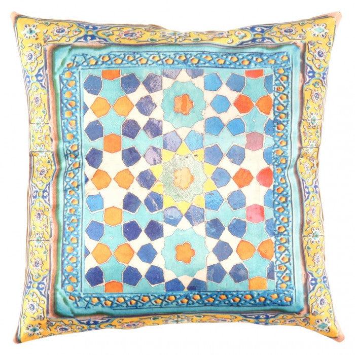 Canvello Tile Design Velvet Pillow - 20'' X 20'' - Canvello