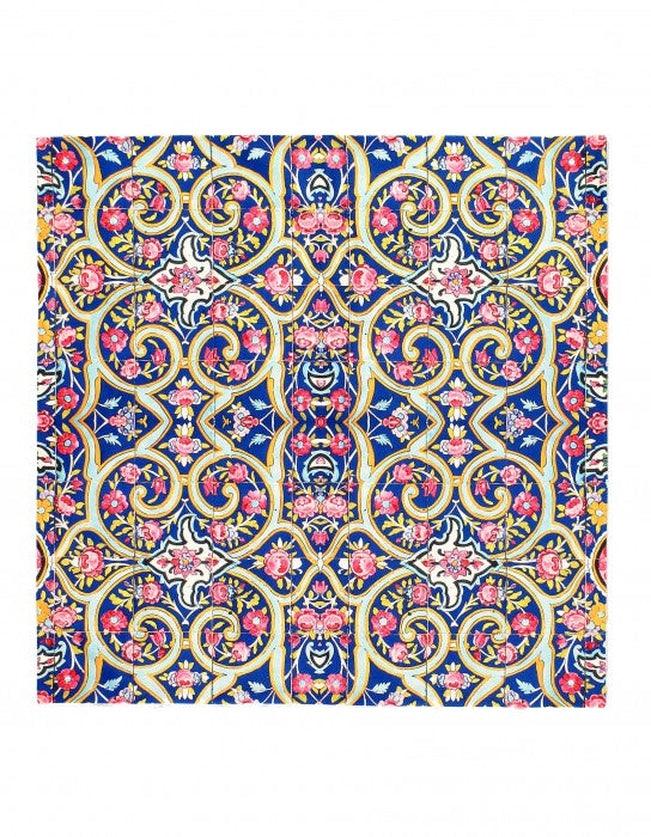 Canvello Tile Design Velvet table cloth - 3' X 3' - Canvello