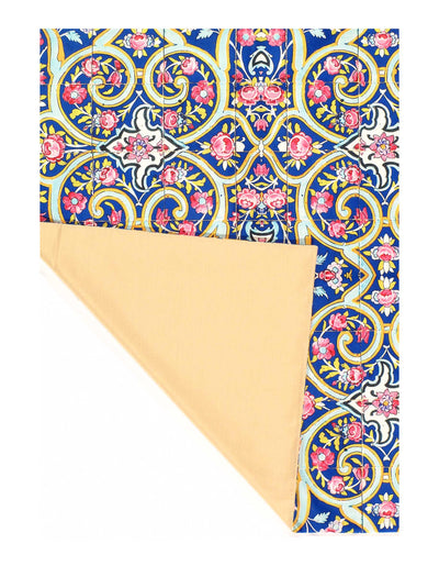 Canvello Tile Design Velvet table cloth - 3' X 3'