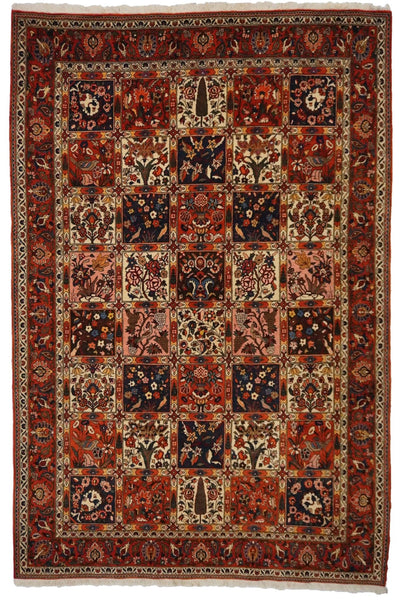 Canvello Traditional Bakhtiari Multicolored Rug - 6'7'' X 10'0'' - Canvello