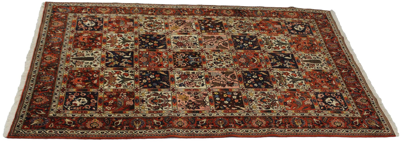 Canvello Traditional Bakhtiari Multicolored Rug - 6'7'' X 10'0'' - Canvello