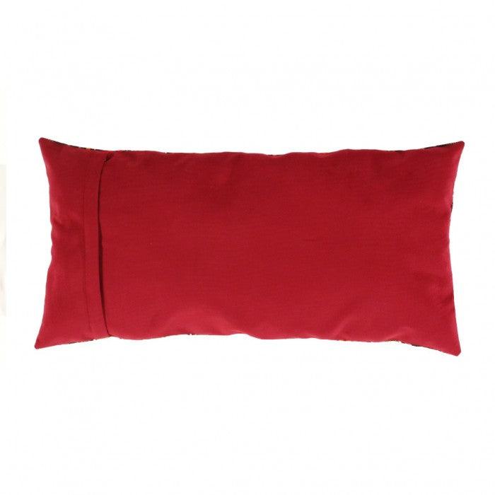 Canvello Traditional Design Velvet Pillow - 15" X 30'" - Canvello