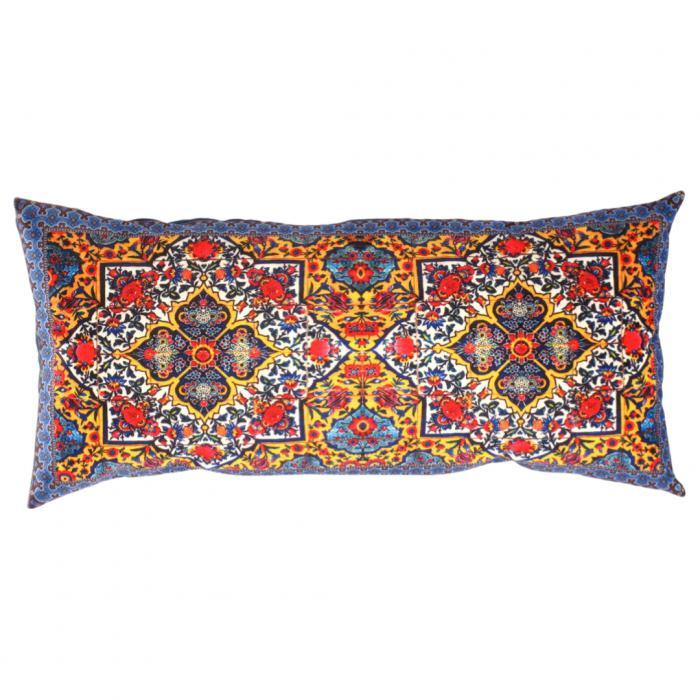 Canvello Traditional Design Velvet Pillow - 15'' X 30'' - Canvello