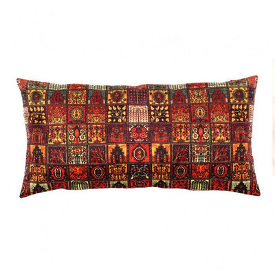 Canvello Traditional Design Velvet Pillow - 15" X 30'" - Canvello