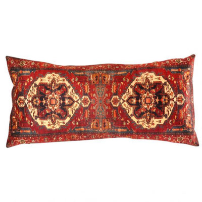 Canvello Traditional Design Velvet Pillow - 15'' X 30''