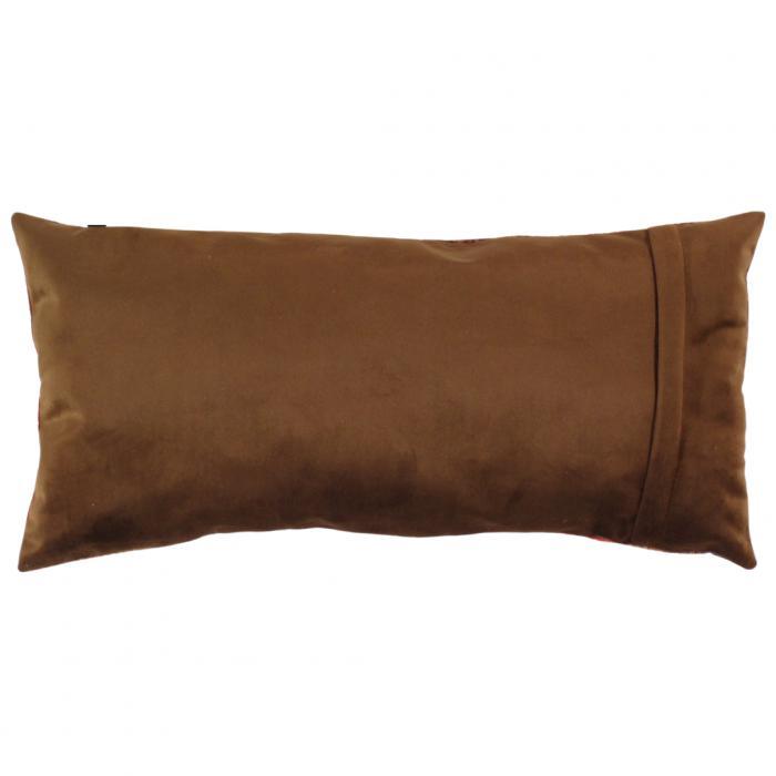 Canvello Traditional Design Velvet Pillow - 15'' X 30''