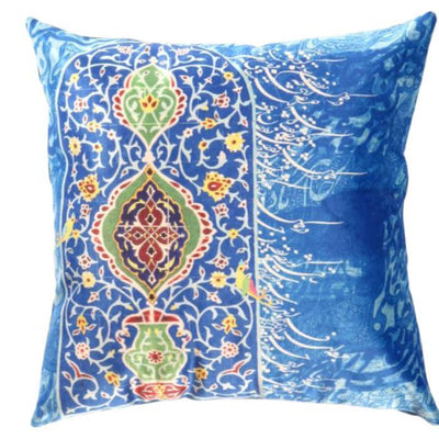 Canvello Traditional Design Velvet Pillow - 16' X 16' - Canvello