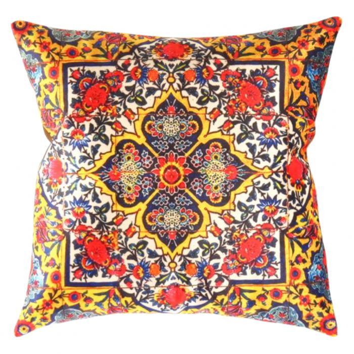 Canvello Traditional Design Velvet Pillow - 16' X 16' - Canvello