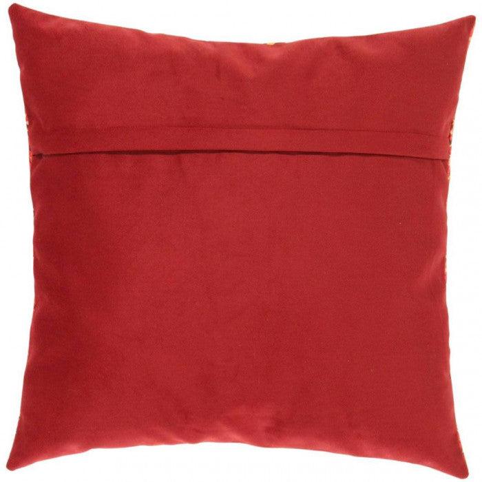 Canvello Traditional Design Velvet Pillow - 16'' X 16''