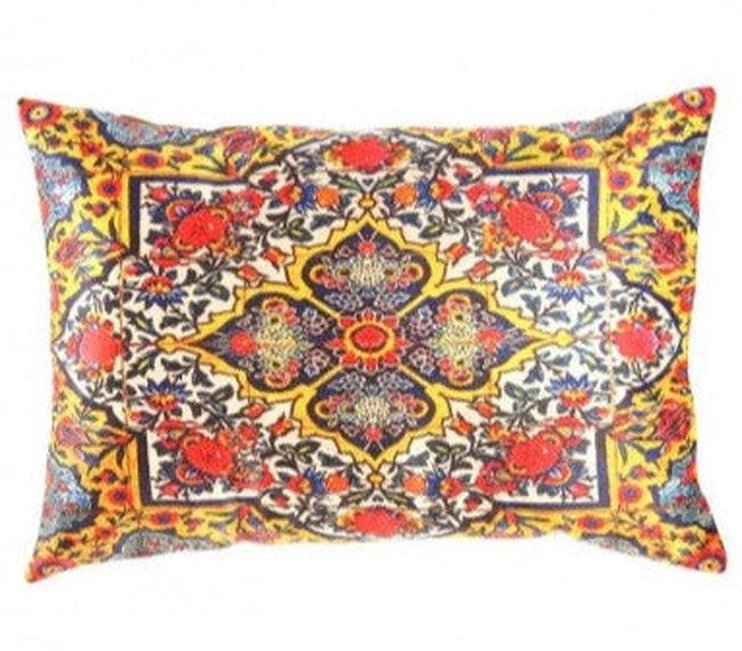 Canvello Traditional Design Velvet Pillow - 16'' X 24'' - Canvello