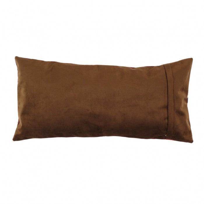 Canvello Traditional Design Velvet Pillow - 16" X 30" - Canvello