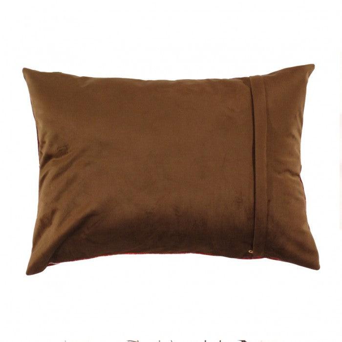 Canvello Traditional Design Velvet Pillow - 18' X 26'