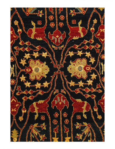 Canvello Traditional Fine Hand Knotted Agra Rug - 7'3'' X 10'4'' - Canvello